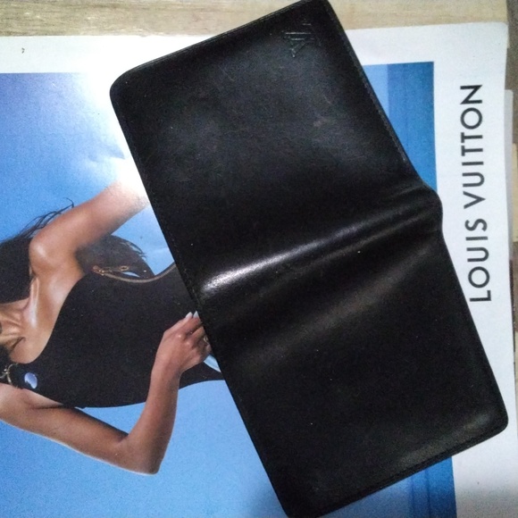 LOUIS VUITTON: "2005"; PORTEFEUILLE MARCO BIFOLD NOMADE LEATHER WALLET, #AR0065. - Picture 4 of 12